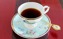 英格丽（INGRI）咖啡杯碟欧式骨瓷小奢华红茶咖啡具带勺北欧风咖啡杯 百鸟祈福蓝色1杯1碟-礼盒装 实拍图