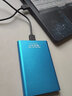 科硕（KESU） 移动硬盘USB3.0安全加密 2.5英寸高速笔记本电脑手机外接机械硬盘 尊贵金属-天蓝色+硬盘包 1TB 实拍图