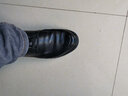 奥康官方男鞋 牛皮商务休闲皮鞋男士低帮系带百搭单鞋子 黑色 44 实拍图