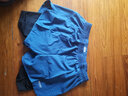 艾速欧（ARSUXEO） 跑步短裤男装手机马拉松运动短裤带内衬二合一速干健身训练 裤子 【速干透气后口袋】蓝拼黑 2XL 实拍图