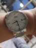 罗臣（LORSSON）机械表 德国手表原装进口腕表 黎明系列自动商务男士手表钢带腕表  银钢蓝针罗马刻度(经典款) 实拍图