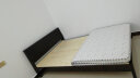 维特巴哈床双人床现代简约实木床北欧简易卧室大床家用成人婚床 实木床【黑胡桃】+20cm弹簧床垫 1.5*2米 实拍图