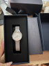 丹尼尔惠灵顿（DanielWellington） dw手表女欧美石英女士简约腕表28mm生日礼物送女友老婆 典雅银白盘 DW00100220 实拍图