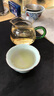 东道 青瓷鱼乐单杯功夫茶杯 陶瓷茶杯 主人泡茶杯 （翠青）80ML（礼盒装） 实拍图
