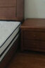 南宜（Nanyi）胡桃木实木床双人床现代中式简约经济型高箱储物床卧室家具8518 抽屉床+环保全棕薄垫 【升级胡桃木款】1.8*2.0米 实拍图