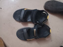 巴布豆童鞋男童凉鞋夏季新款中大童孩子防滑耐磨轻便软底男孩儿童沙滩鞋 BBD-XT0173黑金 39码 鞋内长24.5cm 实拍图