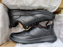 斯凯奇（Skechers）男鞋休闲皮鞋商务通勤黑色工作鞋简约百搭黑色运动板鞋210835 全黑色/BBK 39.5 实拍图