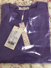 艾路丝婷短袖T恤女夏装新款上衣韩版修身纯色体恤TX3561 圆领紫色 M 实拍图