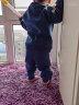 齐齐熊（ciciibear）【两件套】男童运动套装宝宝春装运动服小童儿童卫衣裤子校园服 普鲁士蓝【更多妈妈的选择】 90cm 实拍图