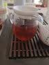 番易杯子#玻璃#公道杯A1van001~带过滤网不锈钢茶漏套装耐热茶海茶水 椭圆公道杯450ML 两个 实拍图