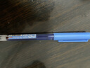 白雪（snowhite）CS笔尖速干签字笔水笔直液式走珠笔办公用品直液笔0.5mm中性笔 蓝色12支/盒 T1277 实拍图