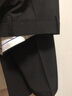 佐优品春秋季锥形九分西裤男士免烫修身小脚裤休闲长裤宽松直筒西装裤子 黑色九分 28 建议90-100斤内 实拍图