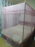南极人（Nanjiren） 蚊帐1.5米床不锈钢支架加粗加厚宫廷蚊帐三开门宫廷落地蚊帐 粉色21 1.5*2米床26mm不锈钢三通 实拍图