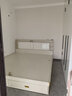 臻享家 床 双人床北欧简约储物高箱床主卧婚床卧室家具 布纹白|储物床（单床） 2.0米*2.2米 实拍图
