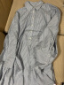 哥弟真的好廓形中长款条纹纯棉衬衫女衬衣A300611 条纹 M(3码) 晒单实拍图