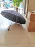 红叶雨伞10骨超大折叠雨伞男士商务伞坚固防晒遮阳伞晴雨两用自动伞 黑色-升级黑胶版 实拍图