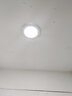 亦夏（YIXIA） 超薄LED筒灯嵌入式面板灯射灯圆形洞灯天花灯孔灯牛眼灯家用简灯 白光6W开孔10-11CM 实拍图