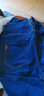 乔诗慧2条装 牛仔短裤男夏季薄款中裤弹力商务直筒宽松休闲马裤6分裤 6分-013蓝色+009蓝色 31 (2尺4） 实拍图