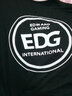 貂卡短袖班服定制t恤情侣订制文化衫广告衫diy上衣工作衣服印图字logo 黑色 4XL 实拍图