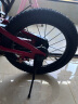 优贝(RoyalBaby)儿童自行车 小孩单车男女童车 宝宝脚踏车山地车 5岁-8岁 表演车16寸 红色 实拍图