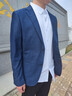 罗蒙高弹冰丝西服男士修身薄款休闲商务青年弹力外套职业正装上衣西装 实拍图