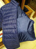 鸭鸭男装直销|春秋轻薄羽绒服男短款鸭绒外套轻便【越晒越温暖】 藏青色-DSG07A0010 3XL 实拍图