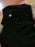 凡客诚品（VANCL）长袖T恤四季款纯棉纯色体恤圆领简约上衣打底衫 黑色 XL  实拍图