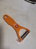 Kisag瑞士进口刨丝刀厨房切丝器刨丝器刨土豆丝萝卜丝刨刀 橙色 实拍图