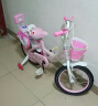 紫榕 儿童自行车女孩单车3-8岁公主款脚踏车男女宝宝小孩童车 粉色+闪光轮+护具+靠背 16寸 晒单实拍图