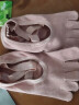 杜威克 瑜伽袜子硅胶防滑袜练功舒适按摩女士五指袜耐磨运动袜透气吸汗 粉色 实拍图