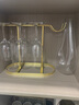 格娜斯红酒杯套装家用醒酒器高脚杯大号水晶杯葡萄酒杯架高档酒具 水晶6支+天鹅醒酒器+一帆架 360ml 实拍图