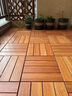 同聚发印尼菠萝格防腐木地板自铺酒店户外露台花园实木地面阳台室外deck 菠萝格地板（30*30cm） 实拍图