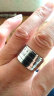 GOSTWO 旋转钛钢戒指时尚数字加宽男士扳指指环食指戒不锈钢饰品首饰 美码11# 周长65mm 实拍图