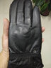 鳄鱼恤新款触屏休闲时尚真皮羊皮保暖御寒分指长男女情侣款手套商场同款 情侣男款+质量三包 L 实拍图