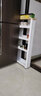 利快 夹缝置物架日本进口厨房调料收纳架浴室储物架缝隙可移动柜带轮 四层（带顶层木板） 实拍图