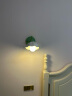 旭萌韩式地中海田园壁灯欧式现代简约卧室床头儿童房公主房壁灯床头灯 绿色+3色LED 晒单实拍图
