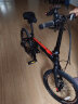 萨瓦萨瓦超轻碳纤维折叠自行车喜玛诺变速油刹代驾城市通勤20寸折叠车 9速R3000黑色 实拍图