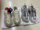 斐乐（FILA）女鞋鱼刺SOFIA老爹鞋厚底增高时尚舒适休闲鞋复古反光运动鞋 南极灰/合金灰-AG 37.5 实拍图