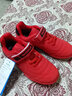 回力童鞋儿童足球鞋2025春季新款男童碎钉软底防滑训练鞋学生运动鞋 红色 33码 内长约21.8cm 实拍图