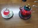 品来运 小清新办公室茶杯陶瓷咖啡杯碟套装欧式下午茶具田园风花茶杯 茶花 杯碟（4套） 实拍图