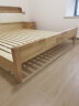 沐眠实木床双人床1.8米2米含床垫现代简约北欧主卧大床YF-902 1.8柜2 实拍图