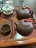 倒把西施 紫砂壶纯手工宜兴紫砂泡茶壶茶具套装 紫泥东坡石瓢 刻绘石瓢 实拍图