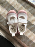 月星童鞋 日本制进口 幼儿园室内小白鞋四季女童居家鞋透气男童帆布鞋 粉色 内长14cm 适合脚长13.5cm 实拍图