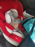 感恩西亚儿童安全座椅汽车用0-12岁360度旋转 车载婴儿宝宝安全座椅 西亚360度旋转/0-12岁/魅影红 实拍图