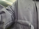 鸭鸭（YAYA）【佟丽娅同款】高端羽绒服女派克服中长款小个子防寒保暖外套H 米白 XS 150 实拍图