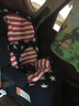 贝蒂乐儿童汽车安全座椅 加强防护婴儿座椅 9个月-12岁 可配ISOFIX 蓝星星 实拍图