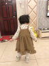 G.duck女童连衣裙春秋季儿童装2025年新款小童洋气3-7岁女宝宝公主裙子 卡其色 100 适合身高90-100cm年龄1-2岁半 实拍图