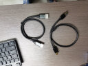 山泽(SAMZHE)  高速USB3.0打印机数据连接线 A公对B公 AM/BM  方口移动硬盘盒数据连接线 黑色0.5米 SDY-01C 实拍图