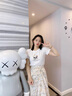 冰洋红2025新款连衣裙子夏天衣服女装夏季A字裙拼接假两件显瘦气质中裙 黑色 XL (建议115-130斤) 实拍图