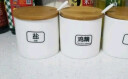 COOWELL 调味罐调料罐厨房用品陶瓷调料盒套装创意陶瓷罐盐罐子中式带盖 四件套（送勺子） 陶瓷罐 实拍图